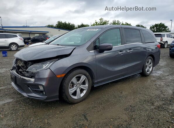 5FNRL6H76KB014864 2019 HONDA ODYSSEY Gray Front left