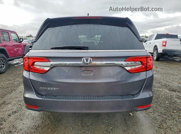 5FNRL6H76KB014864 2019 HONDA ODYSSEY Gray Rear view