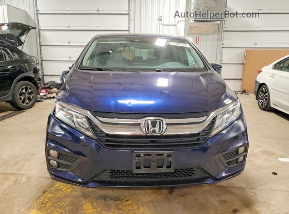 5FNRL6H76LB004532 2020 HONDA ODYSSEY Blue წინა ხედი