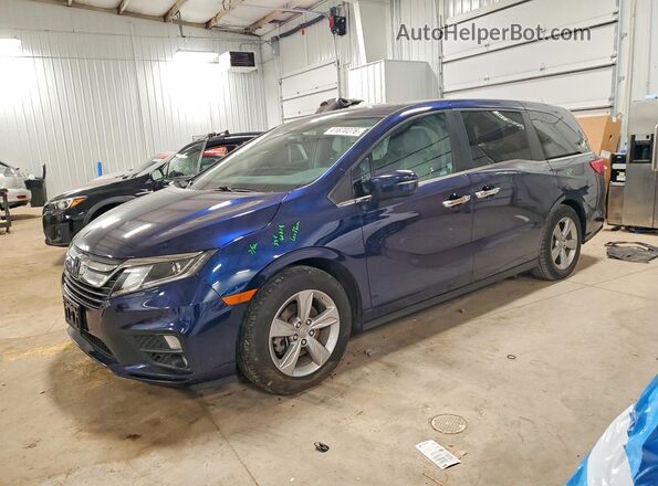 5FNRL6H76LB004532 2020 HONDA ODYSSEY Blue წინა მარცხენა ხედი სამი მეოთხედიდან
