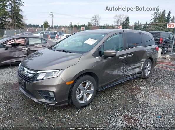 5FNRL6H77JB094495 2018 HONDA ODYSSEY Brown Przód lewy
