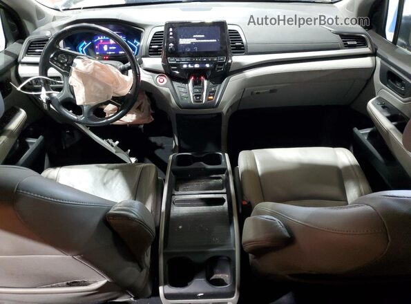 5FNRL6H77LB020089 2020 HONDA ODYSSEY Черный Вид панели приборов
