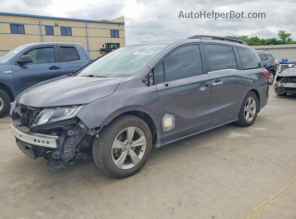 5FNRL6H78KB026059 2019 HONDA ODYSSEY Charcoal Vista tres cuartos delantera izquierda