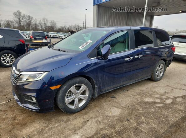 5FNRL6H78LB061654 2020 HONDA ODYSSEY Blue Передня ліва чверть