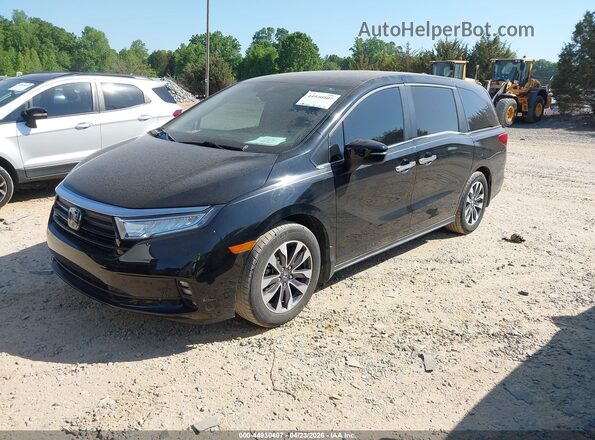 5FNRL6H79NB003670 2022 HONDA ODYSSEY Черный Передняя левая четверть