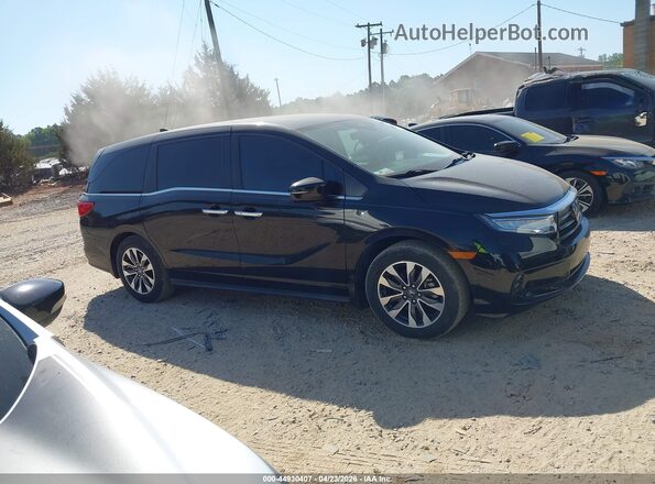 5FNRL6H79NB003670 2022 HONDA ODYSSEY Черный Вид задней части салона