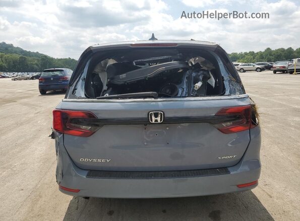 5FNRL6H79PB053262 2023 HONDA ODYSSEY Blue Widok z tyłu