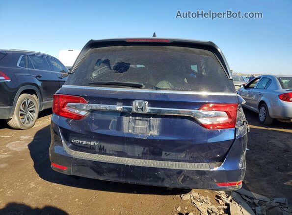 5FNRL6H7XJB078534 2018 HONDA ODYSSEY Blue Widok z tyłu