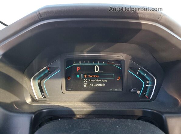 5FNRL6H7XJB078534 2018 HONDA ODYSSEY Blue Widok zestawu wskaźników