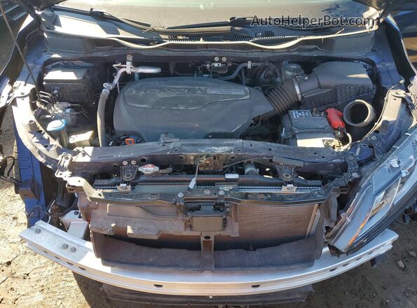 5FNRL6H7XJB078534 2018 HONDA ODYSSEY Blue Widok komory silnika