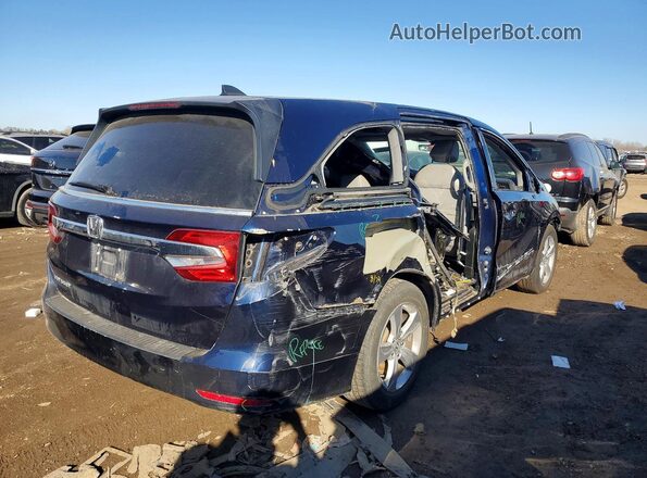 5FNRL6H7XJB078534 2018 HONDA ODYSSEY Blue Tył prawy