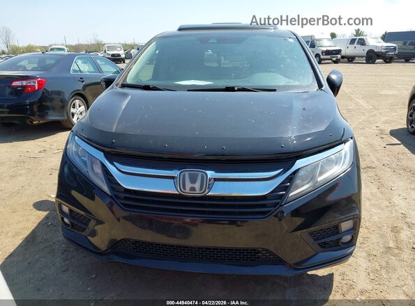 5FNRL6H7XKB065252 2019 HONDA ODYSSEY Черный Вид щитка приборов