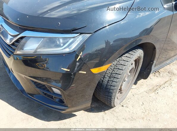 5FNRL6H7XKB065252 2019 HONDA ODYSSEY Черный Вид спереди