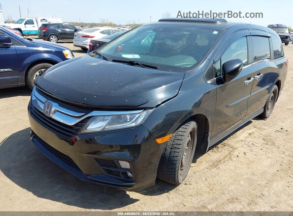 5FNRL6H7XKB065252 2019 HONDA ODYSSEY Черный Передняя левая четверть