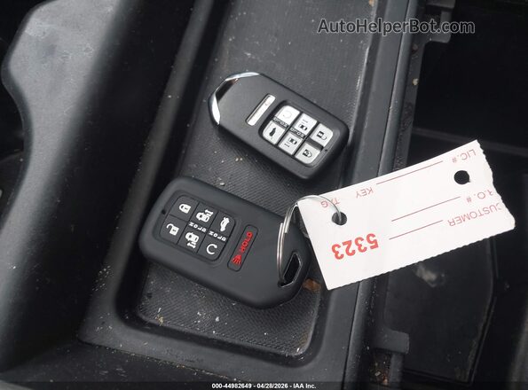 5FNRL6H7XKB132321 2019 HONDA ODYSSEY Gray Вид панелі приладів