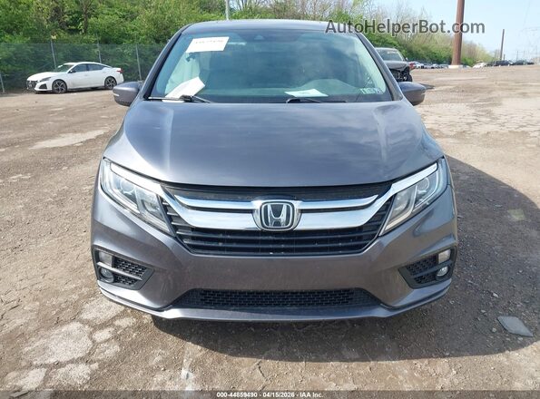 5FNRL6H7XLB014464 2020 HONDA ODYSSEY Gray უკანა სალონის ხედი