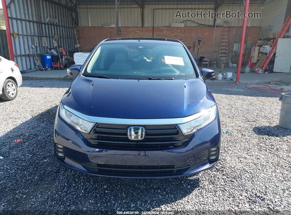 5FNRL6H7XNB013799 2022 HONDA ODYSSEY Синий Вид задней части салона