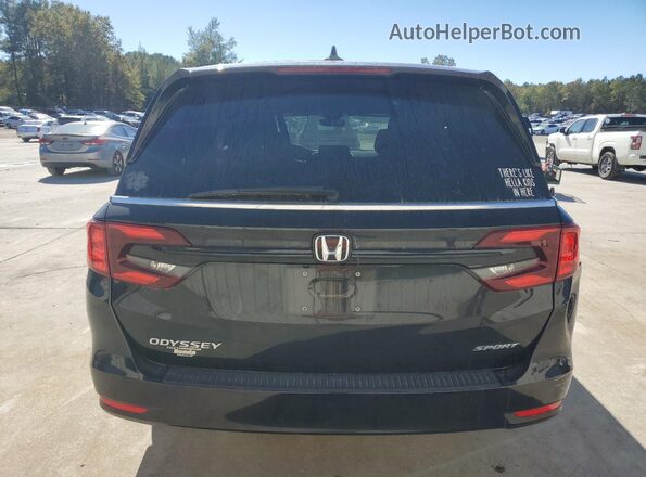 5FNRL6H7XRB004591 2024 HONDA ODYSSEY Черный Вид сзади