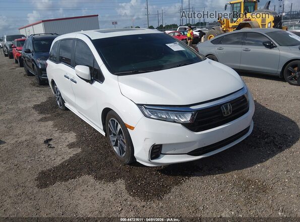 5FNRL6H82NB057286 2022 HONDA ODYSSEY Белый Передняя правая четверть