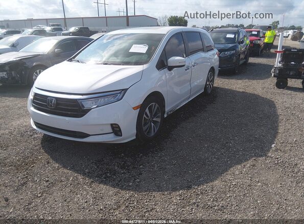5FNRL6H82NB057286 2022 HONDA ODYSSEY Белый Передняя левая четверть