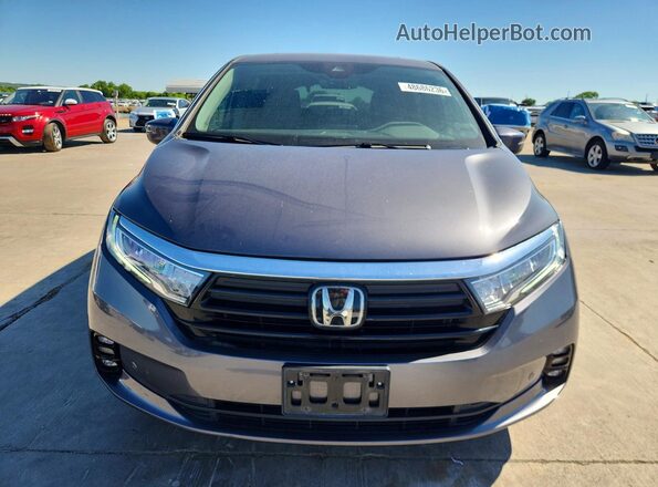 5FNRL6H84MB007701 2021 HONDA ODYSSEY Gray Вид спереду