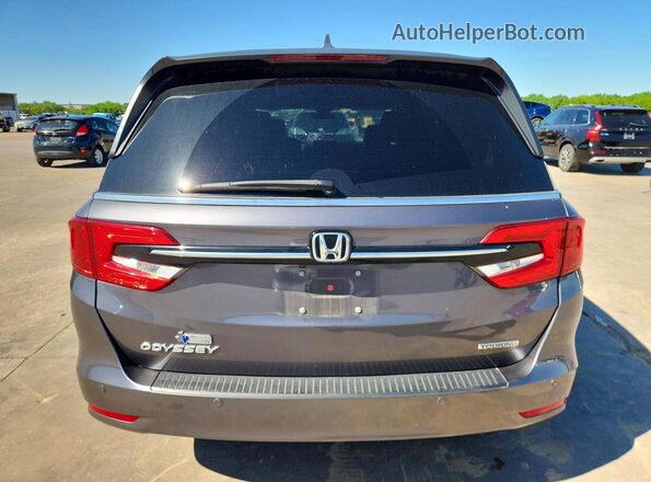 5FNRL6H84MB007701 2021 HONDA ODYSSEY Gray Вид ззаду