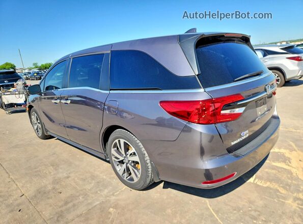 5FNRL6H84MB007701 2021 HONDA ODYSSEY Gray Задня ліва чверть