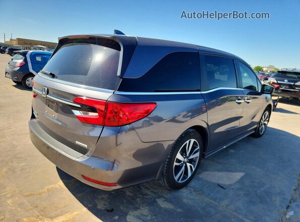 5FNRL6H84MB007701 2021 HONDA ODYSSEY Gray Задня права чверть