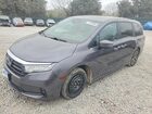 2022 Honda Odyssey Touring Gray vin: 5FNRL6H85NB063731