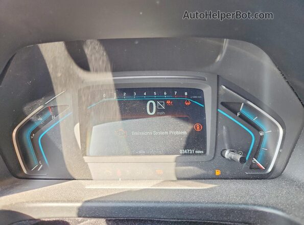 5FNRL6H87MB009524 2021 HONDA ODYSSEY Серый Вид щитка приборов