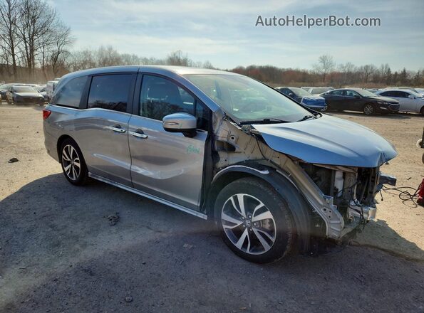 5FNRL6H87MB009524 2021 HONDA ODYSSEY Серый Передняя правая четверть