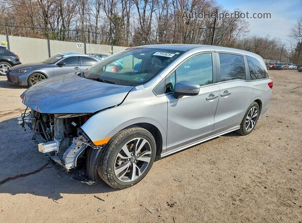 5FNRL6H87MB009524 2021 HONDA ODYSSEY Серый Передняя левая четверть