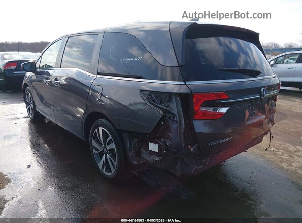 5FNRL6H88MB016644 2021 HONDA ODYSSEY Серый Задняя левая четверть
