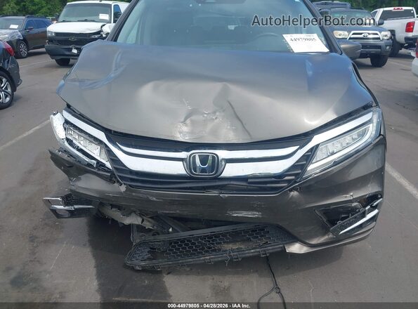 5FNRL6H93JB008407 2018 HONDA ODYSSEY Gray Вид спереду