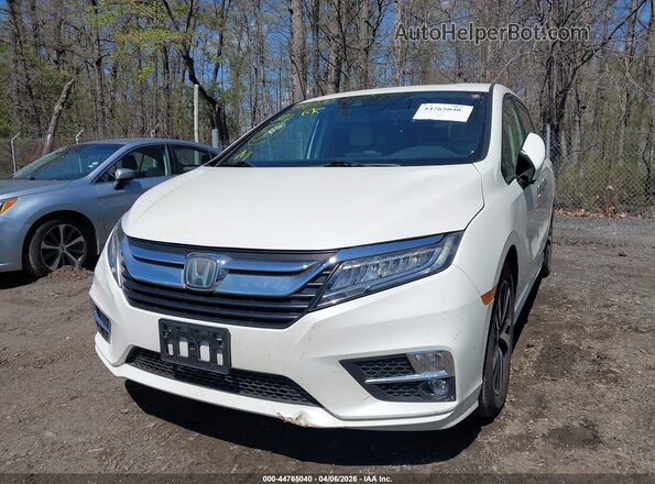 5FNRL6H93JB027071 2018 HONDA ODYSSEY Белый Вид спереди
