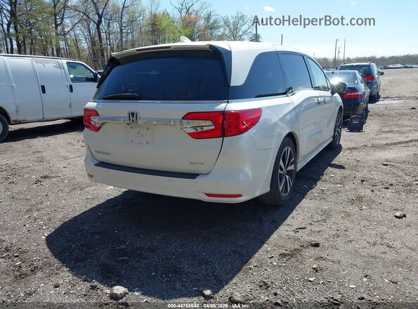 5FNRL6H93JB027071 2018 HONDA ODYSSEY Белый Задняя правая четверть