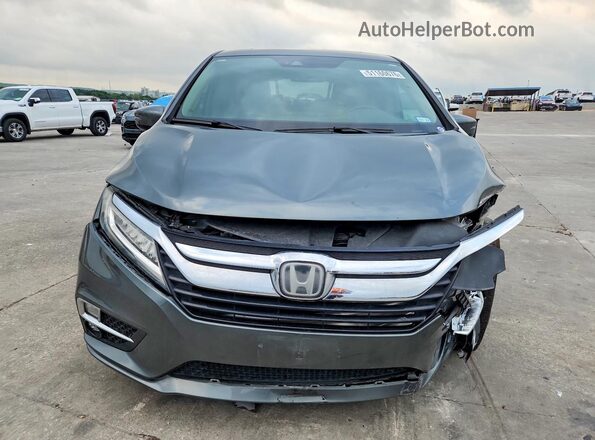5FNRL6H93JB060748 2018 HONDA ODYSSEY Gray Front view