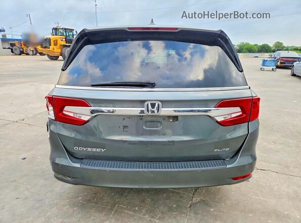 5FNRL6H93JB060748 2018 HONDA ODYSSEY Gray Rear view