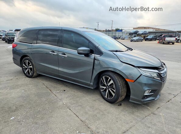 5FNRL6H93JB060748 2018 HONDA ODYSSEY Gray Front right