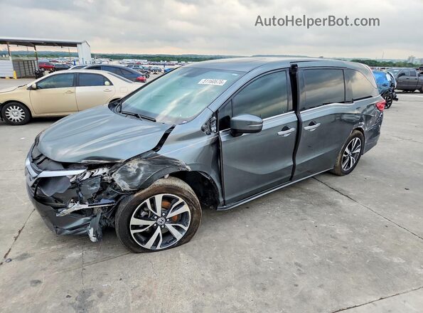 5FNRL6H93JB060748 2018 HONDA ODYSSEY Gray Front left