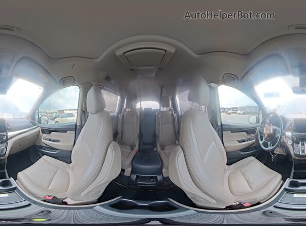 5FNRL6H93JB060748 2018 HONDA ODYSSEY Gray 360 interior view