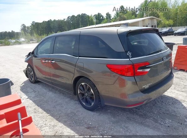 5FNRL6H93MB015104 2021 HONDA ODYSSEY Серый Задняя левая четверть