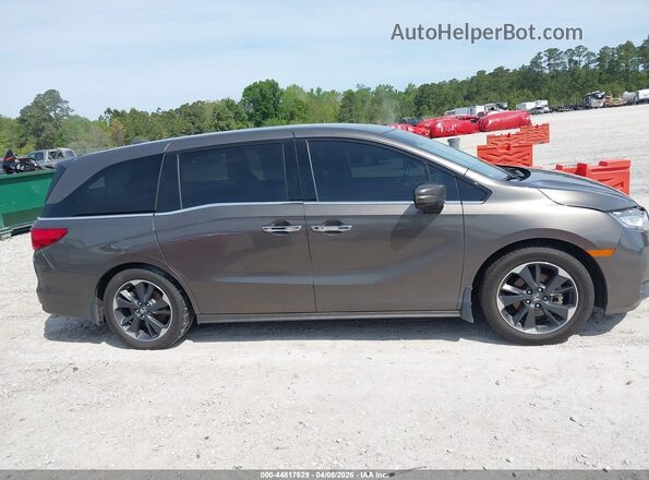 5FNRL6H93MB015104 2021 HONDA ODYSSEY Серый Вид щитка приборов