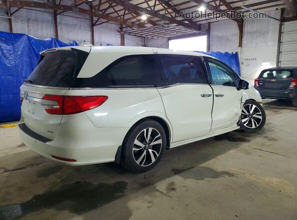 5FNRL6H94JB008092 2018 HONDA ODYSSEY Белый Задняя правая четверть