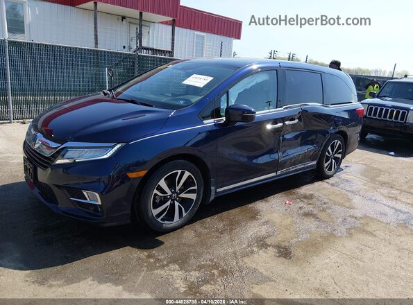 5FNRL6H94JB108967 2018 HONDA ODYSSEY Dark Blue Przód lewy