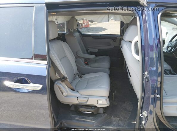 5FNRL6H94JB108967 2018 HONDA ODYSSEY Dark Blue Widok naklejki z numerem VIN