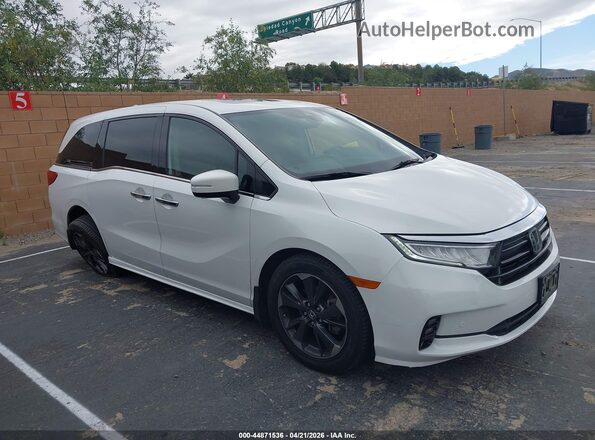5FNRL6H94NB065141 2022 HONDA ODYSSEY Белый Передняя правая четверть