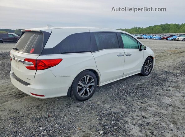 5FNRL6H96JB000561 2018 HONDA ODYSSEY Белый Задняя правая четверть