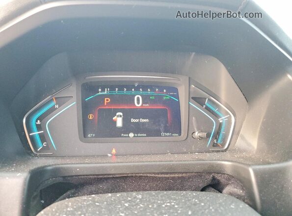 5FNRL6H96JB000561 2018 HONDA ODYSSEY Белый Вид щитка приборов