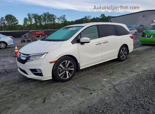 5FNRL6H96JB000561 2018 HONDA ODYSSEY Белый Передняя левая четверть